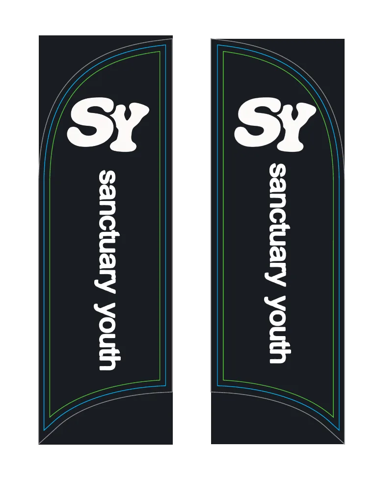 Sanctuary Youth bow banner artwork